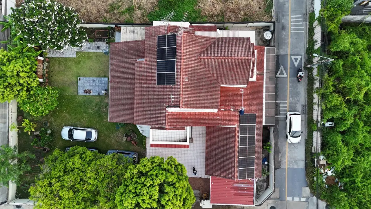 บ้านพักอาศัย โซลาร์ 7.25 kWp + แบตเตอรี่ 7 kWh
